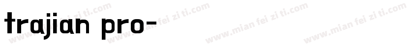 trajian pro字体转换